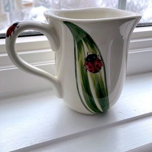 Pier 1 lady bug mug